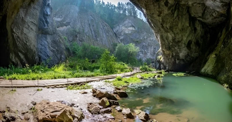 Başqırdıstanda 30 metrlik qayadan çaya yıxılan turist sağ qalıb