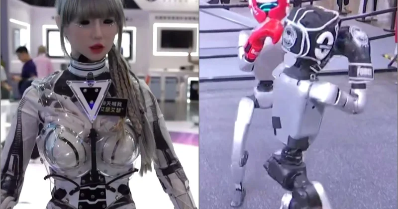 Rəqs edən, atəş açan, oynayan, insan üzlü robotlar barədə maraqlı GÖRÜNTÜLƏR