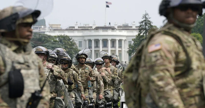 В Вашингтоне развернули войска Нацгвардии США ВИДЕО