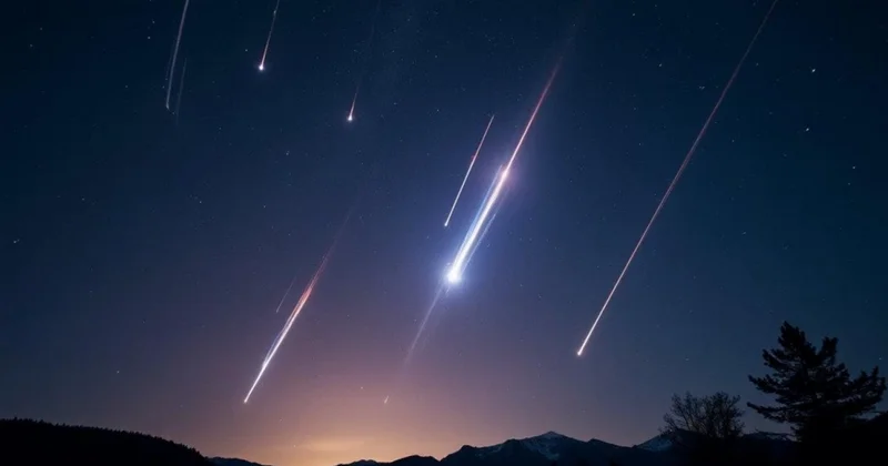 Kosmik möcüzə Xaçmazda: Səmanın qaranlığını meteorlar bəzədi VİDEO