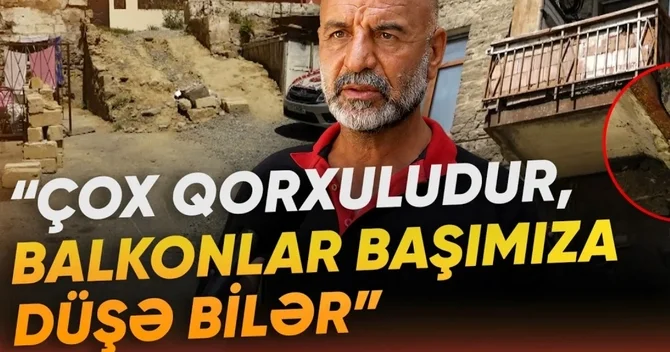 Qurumlar məsuliyyəti bir birinin üstünə atdı: 100 ilin binasıdır, hamı əziyyət çəkir