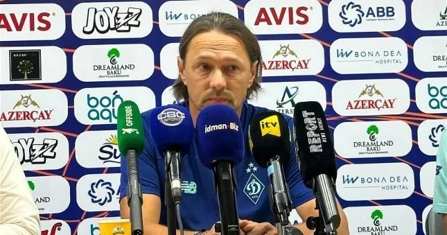 Uğursuzluq oldu, fürsətləri qaçırdıq Dinamo nun baş məşqçisi