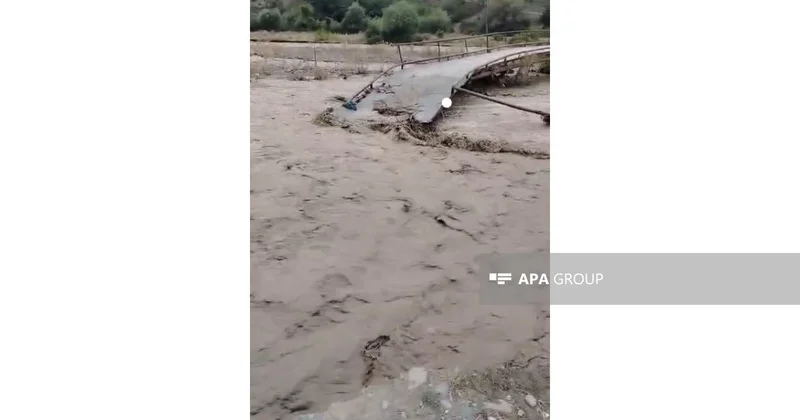 В Товузе сели отрезали село от районного центра