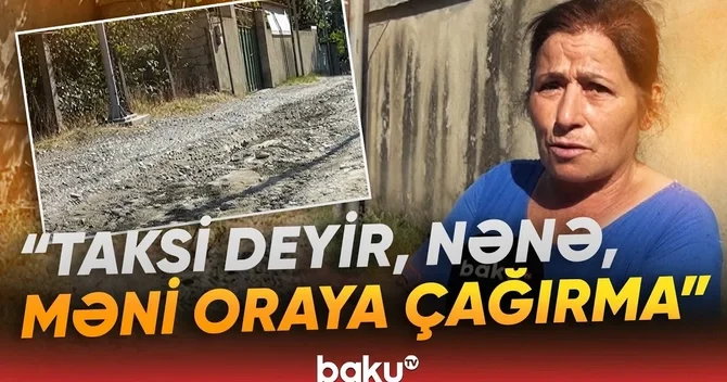 Yağış yağır, küçə keçilməz olur: Mingəçevirdə 20 illik problem