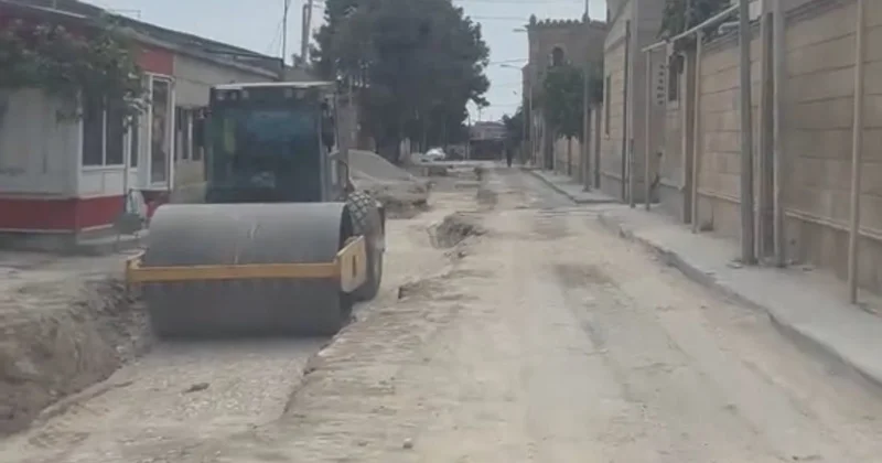 Buzovnada aylardır davam edən yol təmiri Nə vaxt başa çatacaq? VİDEO