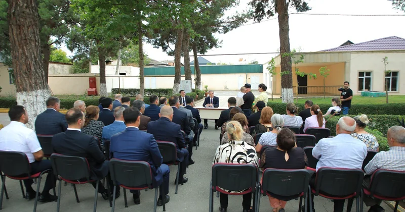 Niyazi Bayramov növbəti dəfə sakinlərlə görüşdü Fotolar
