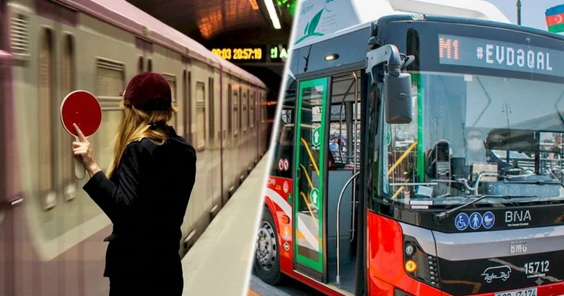 Ekspres avtobuslar bu nöqtələrdən hərəkət edəcək FOTOLAR