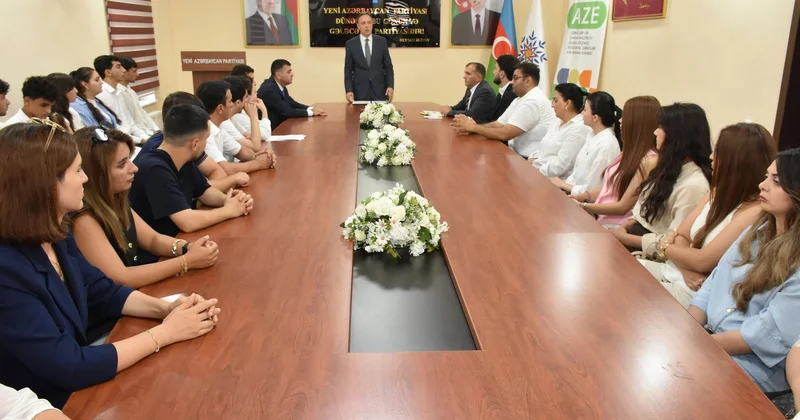 YAP Xaçmaz rayon təşkilatında gənclərlə görüş keçirilib