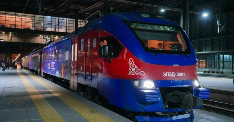 В Казахстане запустили первый тематический антинаркотический поезд
