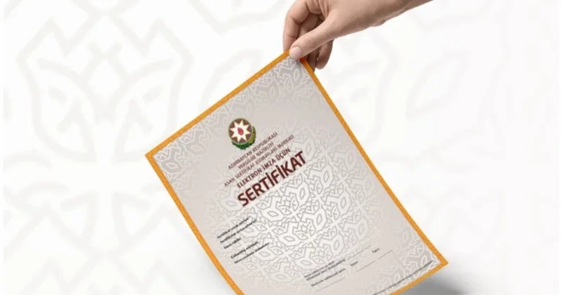 Bu il Azərbaycanda 270 mindən çox Asan İmza sertifikatı verilib