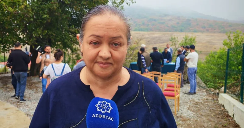 Xocalı sakini: Bu gün çox sevincliyəm, çünki doğma torpaqlarımıza qayıtmışıq