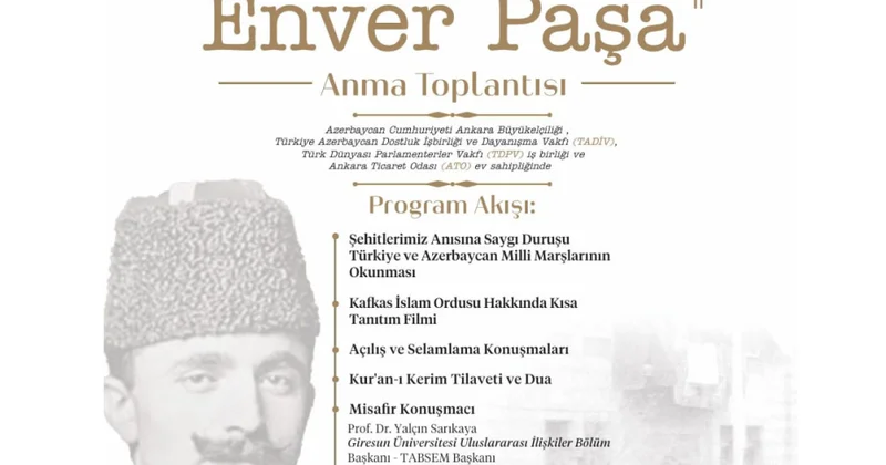 Ankarada Qafqaz İslam Ordusu qəhrəmanlarının xatirəsi anılacaq