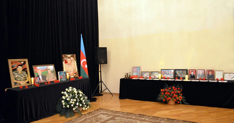 Şəhid polkovnik leytenant Həmdəm Ağayevin xatirəsi anılıb