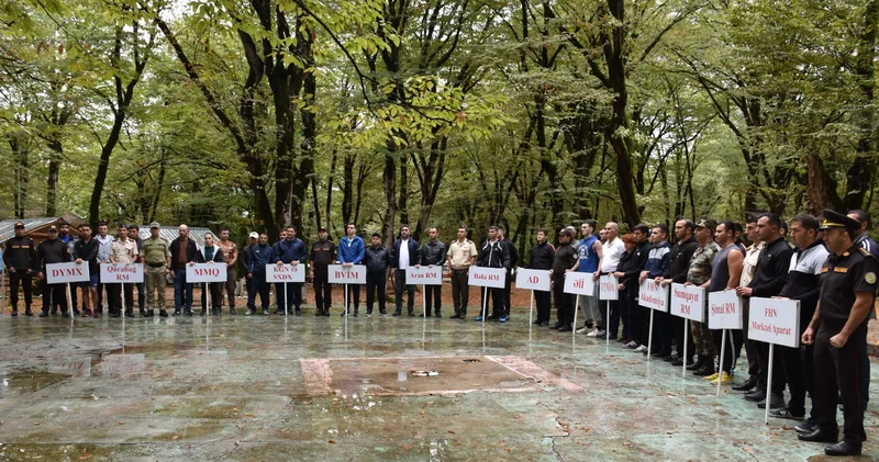 Юбилей МЧС: в Габале прошел чемпионат по спортивному ориентированию ФОТО