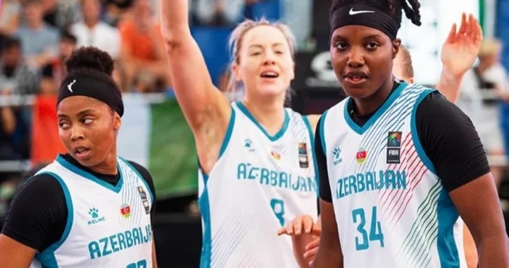 Сборная Азербайджана по баскетболу 3x3 одержала первую победу в Мировой женской серии в Шанхае