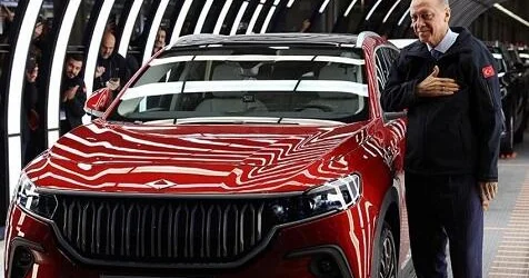 Ərdoğan yenə TOGG un yeni modelini sürdü Video