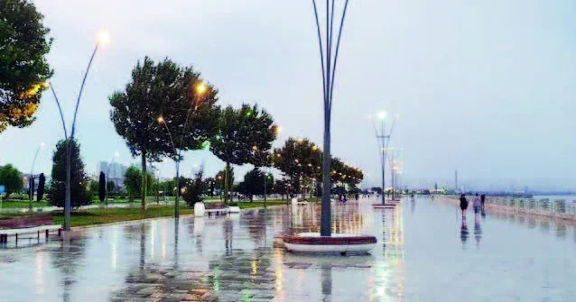 Bakıya yağış, rayonlara sulu qar