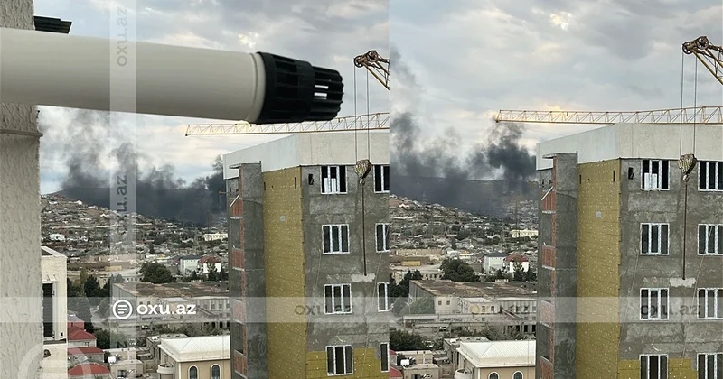 Xırdalanda yanğın BAŞLAYIB