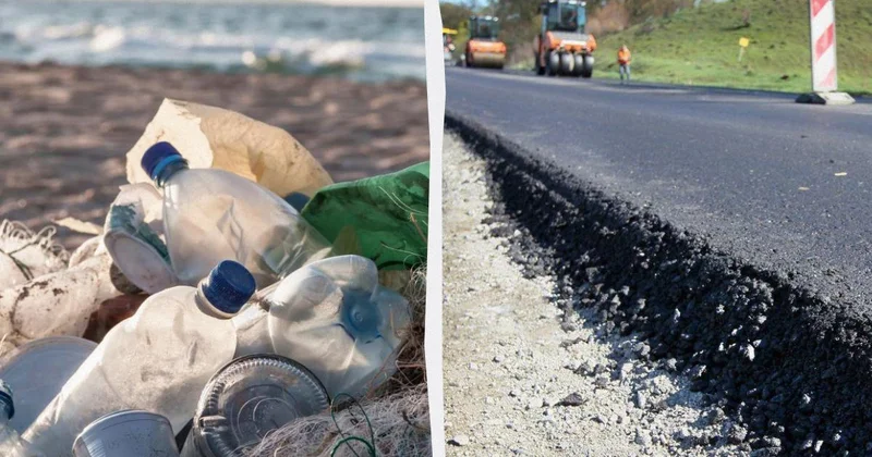Çində ilk plastik yol: 6 mindən çox süd şüşəsi asfalta çevrildi