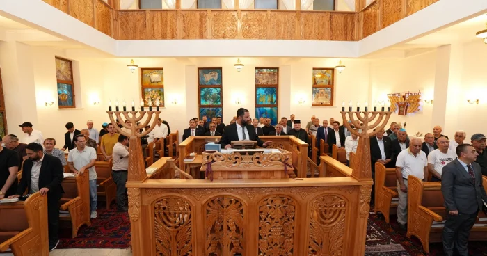Dağ yəhudiləri sinaqoqunda Roş Ha Şana bayramı qeyd olunub