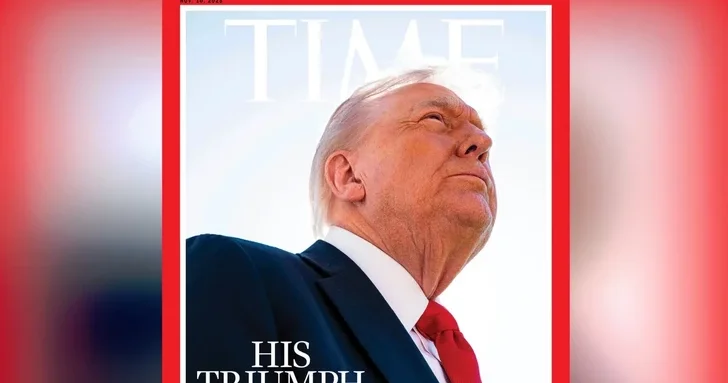 Трамп попал на обложку журнала Time за завершение войны