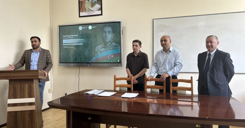 BDU nun şəhid məzununun xatirəsinə həsr olunmuş Riyaziyyat olimpiadası keçirilib