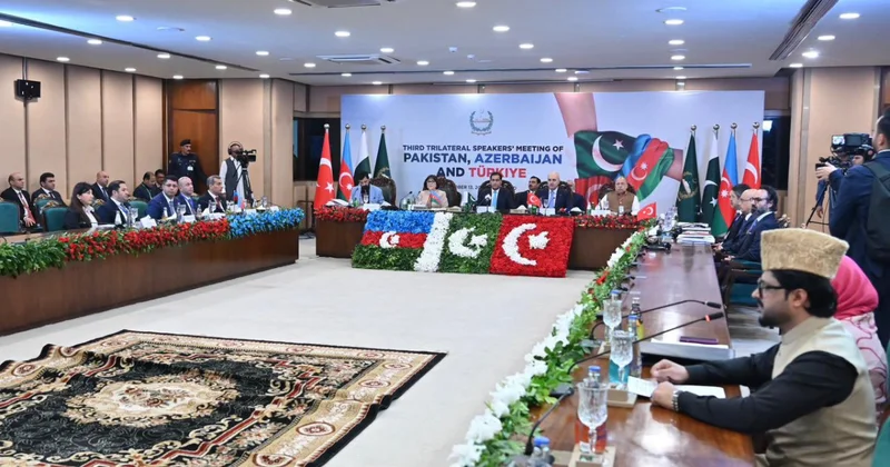 İslamabadda Azərbaycan Pakistan Türkiyə Parlament Sədrlərinin Üçüncü Üçtərəfli Görüşü keçirilir