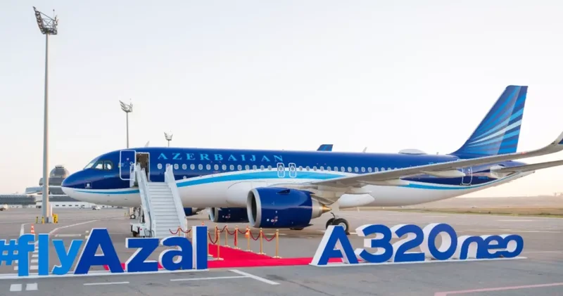 Второй новый Airbus A320neo прибыл в Баку ФОТО