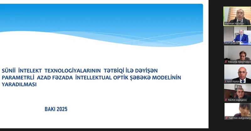 Kosmik fəzada intellektual optik şəbəkə modelinin layihələndirilməsi istiqamətində tədqiqatlar aparılır