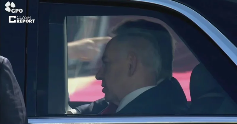 Tramp Netanyahu və həyat yoldaşını avtomobilinə dəvət etdi VİDEO