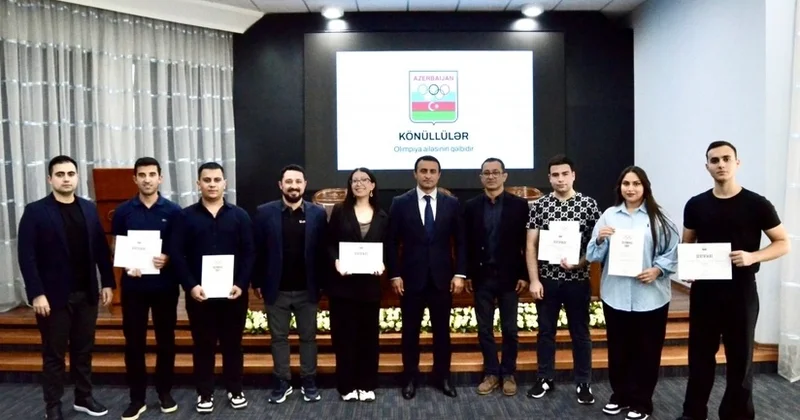 İdman könüllülərinin mükafatlandırma mərasimi keçirildi