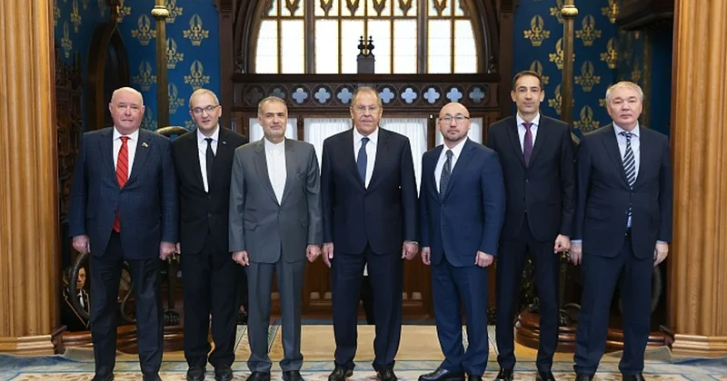 Мустафаев на встрече глав дипмиссий прикаспийских государств с Лавровым Minval Politika