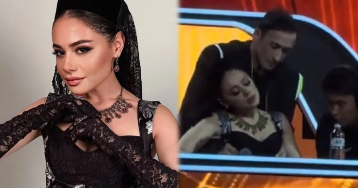 Samirənin canlı yayımda halı pisləşdi Video