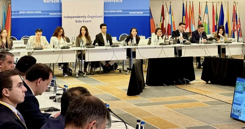 Soydaşlarımız Varşavada ermənilərin iddialarını faktlarla təkzib edib