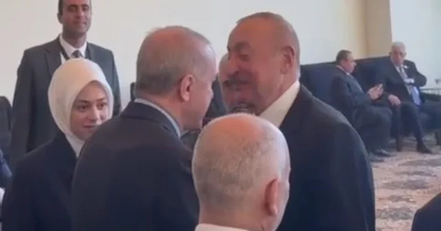 İki liderin səmimi görüşü VİDEO