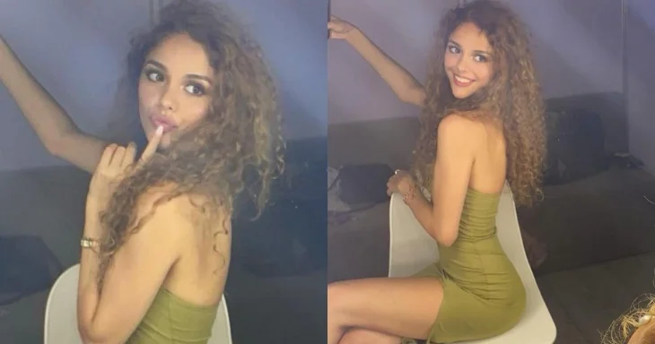 Nigar Camalın qızı yaşıl meydanda Bu dəfə qırmızı formada