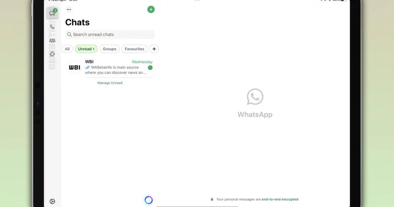 В WhatsApp для iPad появились новые функции