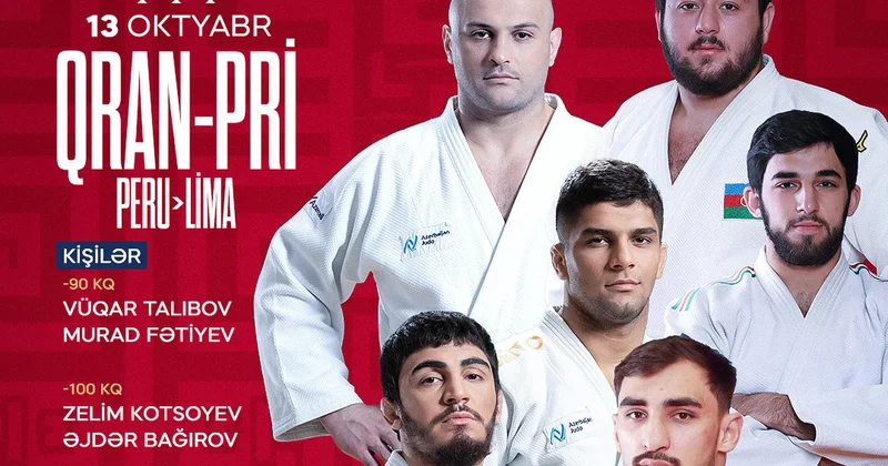 Azərbaycan cüdoçuları Lima Qran prisində medallar uğrunda mübarizəyə çıxır