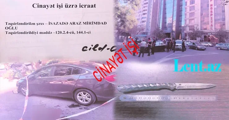 Evdən qaçan arvadına küçədə 14 bıçaq vurdu, həbs olunmadı Bakıda DƏHŞƏTLİ CİNAYƏT