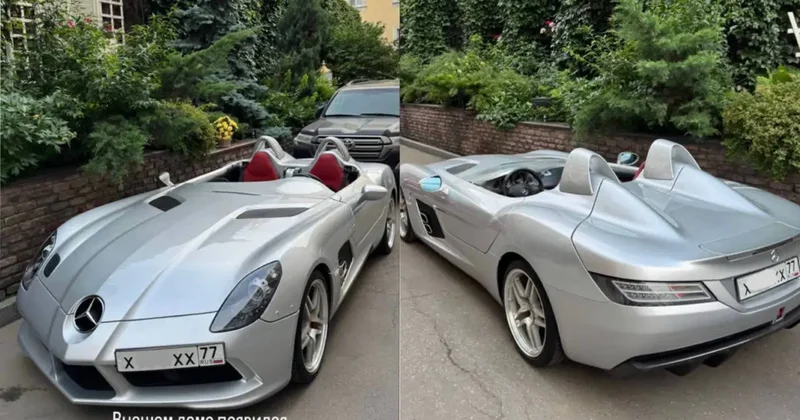 Moskvada 4 milyon dollarlıq nadir Mercedes görünüb