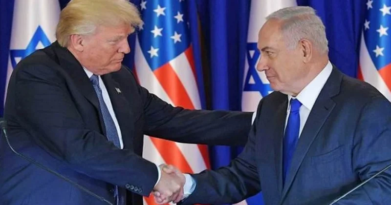 Netanyahu Trampa qızıl göyərçin hədiyyə etdi