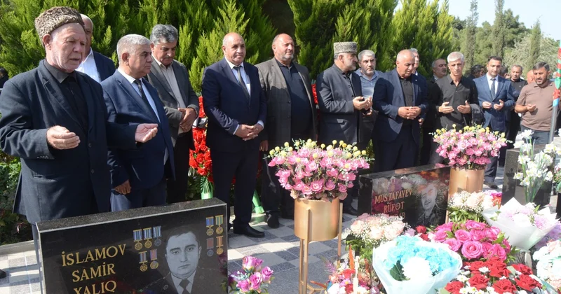 Şəhid Rüfət Mustafayevin anım günü qeyd olundu FOTOLAR
