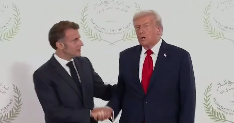 Рукопожатие Трампа и Макрона длилось 30 секунд Minval Politika
