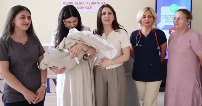 Yeni doğulan körpə ölümdən xilas edildi