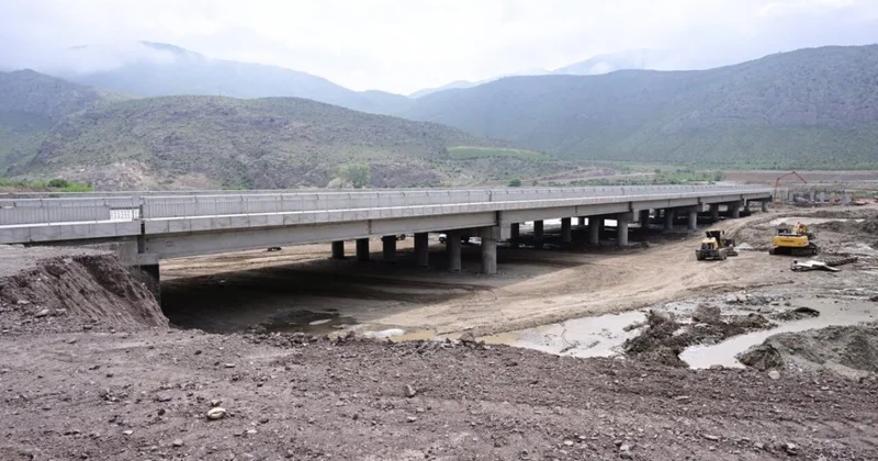Ağbənd Kəlalə yeni avtomobil körpüsünün tikintisi bu ilin sonuna yekunlaşacaq
