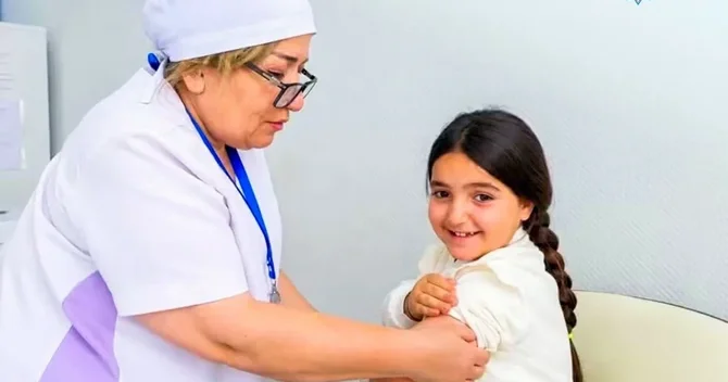 Azərbaycanda bu ilin son iki ayında 65 mindən çox uşaq vaksinasiyaya cəlb olunub