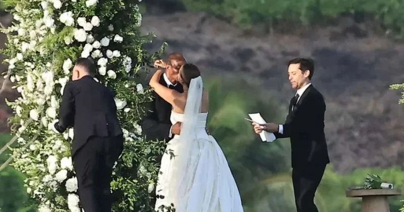 Boşandığı xanımının toyunda aparıcı oldu FOTO