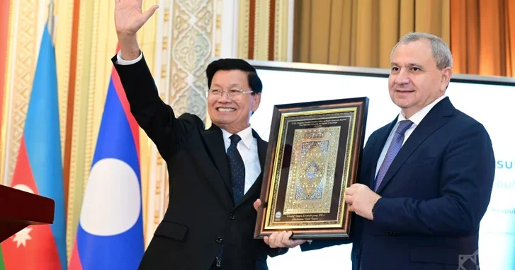 Президент Лаоса встретился со студентами БГУ