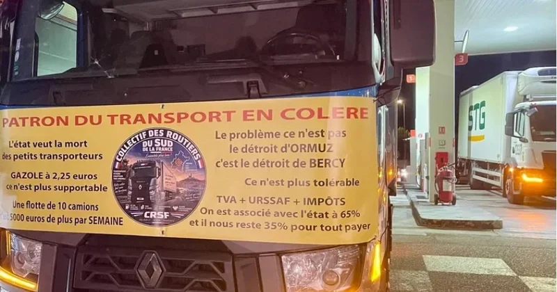 Fransada yükdaşıma şirkətləri dizelin bahalaşmasına etiraz edir