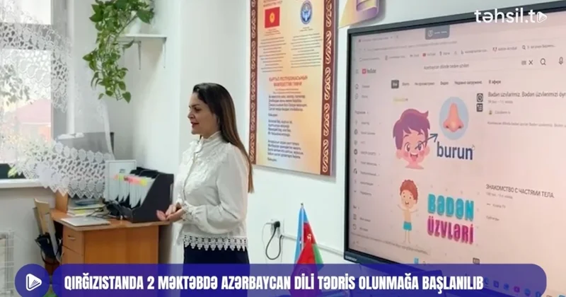 Azərbaycandan ilk dəfə Qırğızıstana Azərbaycan dili müəllimi göndərilib